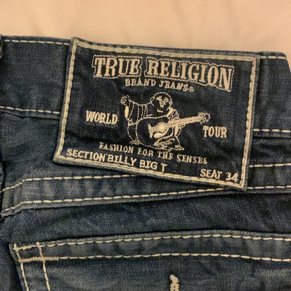 Vintage Y2K REAL True Religion Flare Jeans 28” Waist